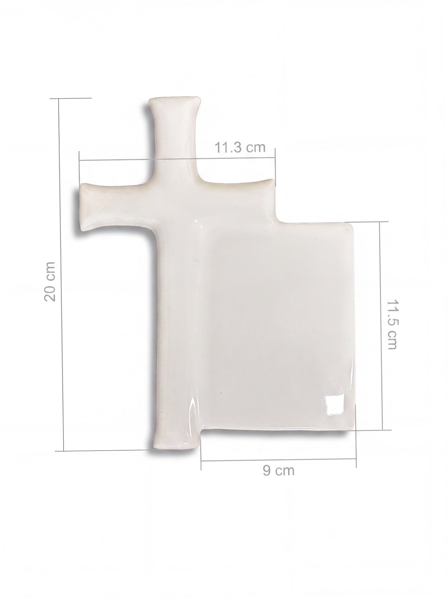Ceramic - Cross with image