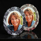 Ceramic -Oval with Marble print border.