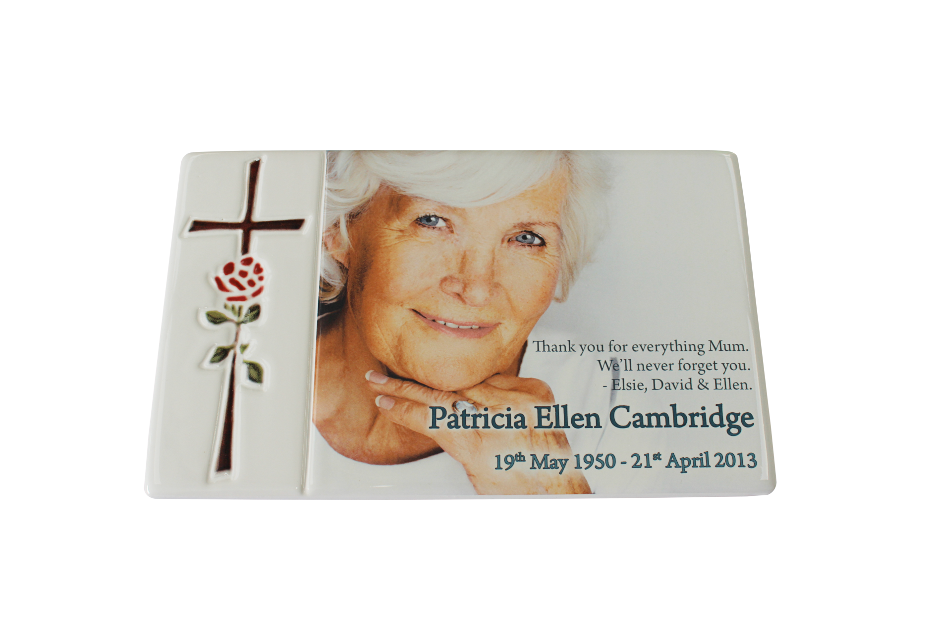 Ceramic Memorial Photo Tiles - Buy Online - Australia wide shipping!